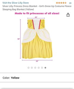 Silver Lilly Princess Dress Blanket