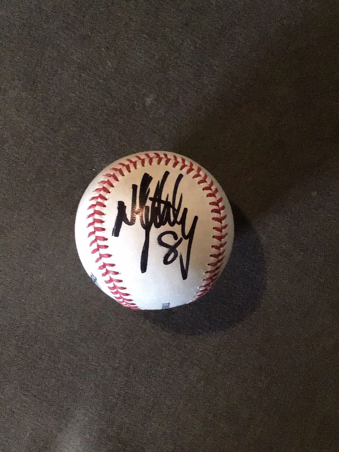 Signed Castellanos Baseball