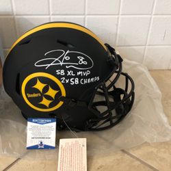 Pittsburgh Steelers Hines Ward Signed Authentic Helmet