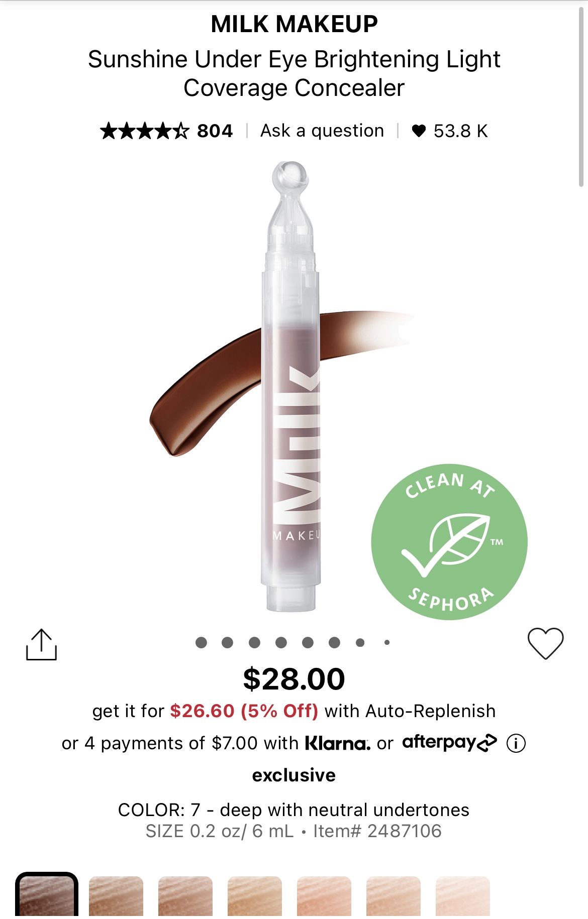 Milk Makeup Sunshine Concealer 