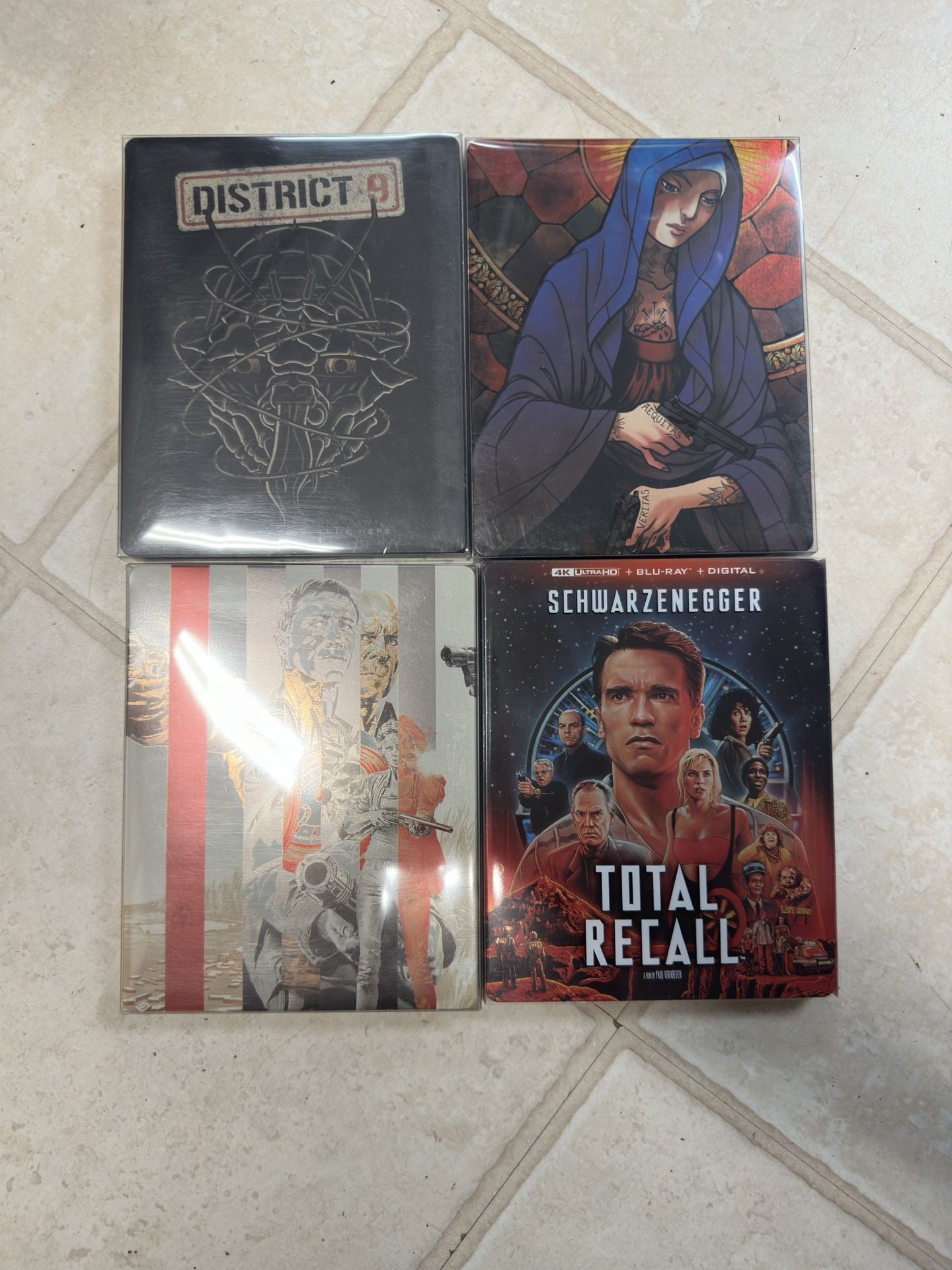Lot of 4 Blu-ray & 4K Blu-ray Steelbooks ($10-$50)