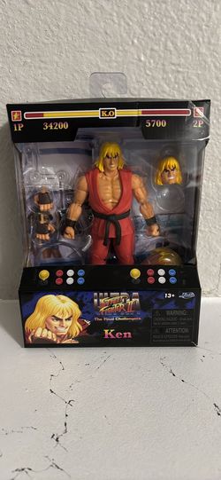 Jada Toys Ultra Street Fighter II Ken Action Figure - Like New