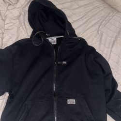 Black Pro Club Heavyweight Zipper Hoodie