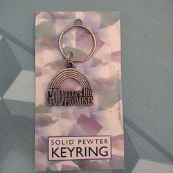 Solid Pewter Keyring