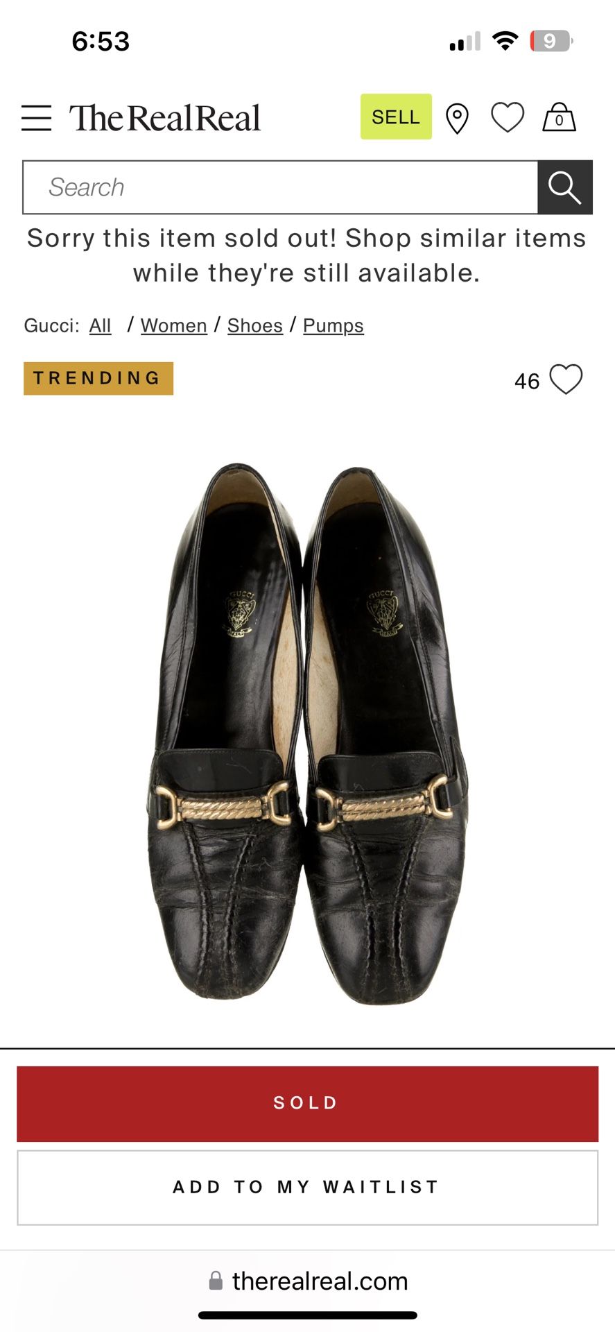 Vintage Gucci Loafers 