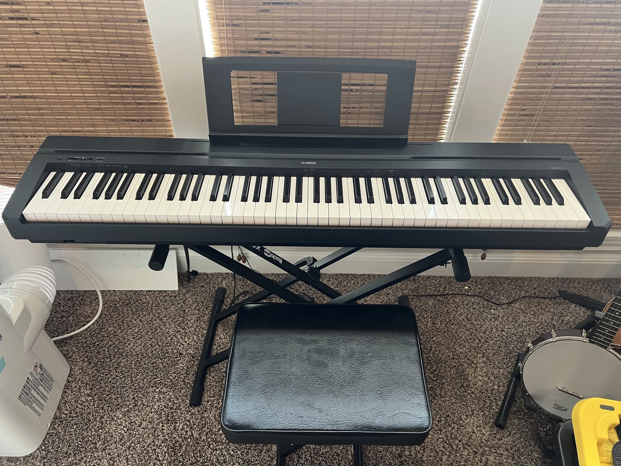 GREAT DEAL: Full Keyboard Set With Chair, Travel Bag, And 4 Music Books