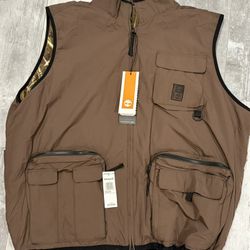 Timberland Men’s Reversible Utility Vest Waterproof  A6X5A243 Sz 3XL NEW