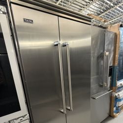 🔥 VIKING 42” BUILT-IN SIDE-BY-SIDE REFRIGERATOR/FREEZER (STAINLESS) — NEW OPEN BOX 🔥 💰 Price Today: $6,999 ✅  Luxury built-in refrigeration at a hu