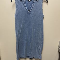 Sleeveless Blue Dress 