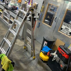 Gorilla Ladders multi-position ladder. 18ft 