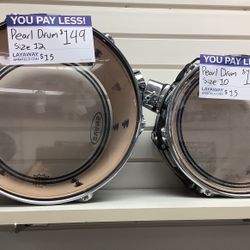 Pearl Drums Size 12 And 10- $250 FOR BOTH