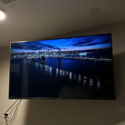 55 inch 4K TV and Apple TV