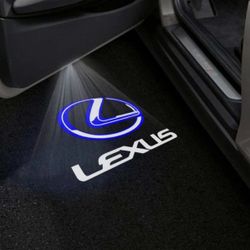 1 pair 2x LED Logo Door Courtesy Light Shadow Laser Projector for Lexus ES LS LX RX GX