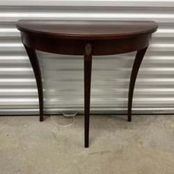 Ethan Allen Cherry Console Table & Mirror 