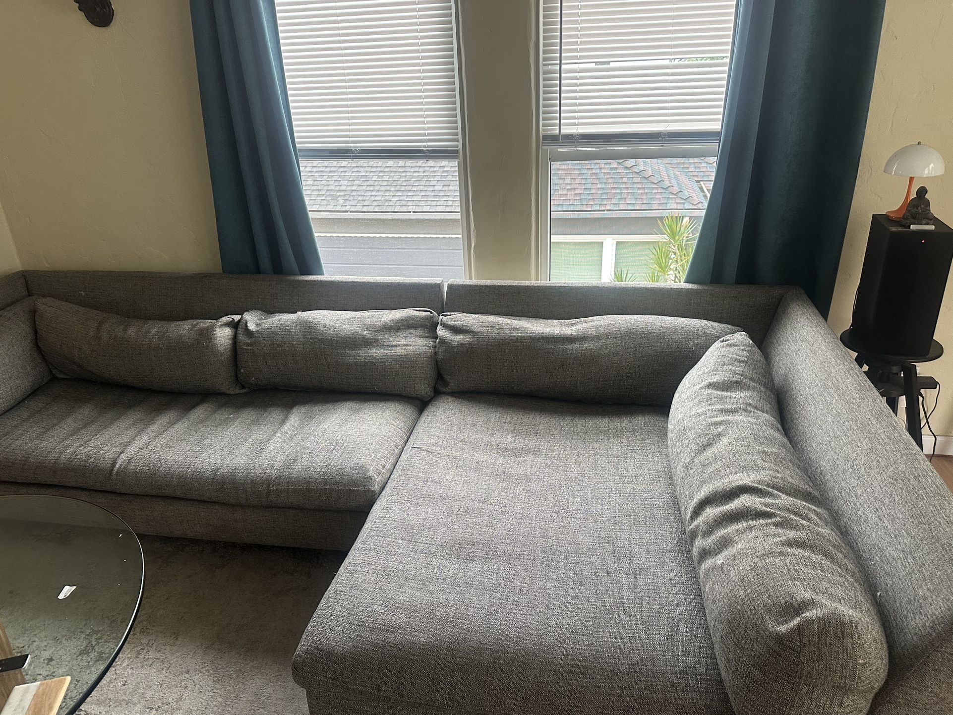 CB2 Sectional + Matching Chair – $500