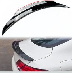 Rear Spoiler Fits Mercedes Benz W205 C-Class 2015-2021, Gloss Blackfor C300 &..