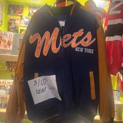 Mets Jacket suede leather