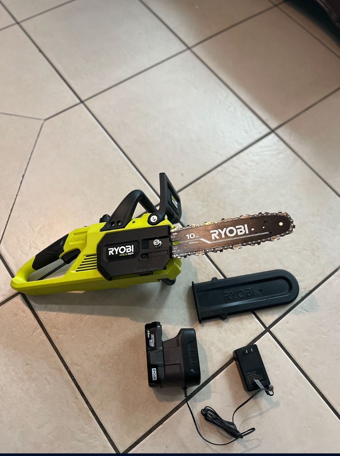 Ryobi 18V ONE+ BRUSHLESS 10” Chainsaw 
