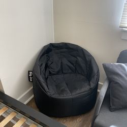 Big Joe Milano Bean Bag Chair, Black