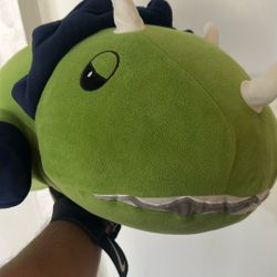 S QEQE Weighted Dinosaur Plush, Weighted Dinosaur Stuffed Animal, Dino Plushies Dino Pillow Toy Gift for Kids Adults 9.8 Inch, 0.8 Lbs