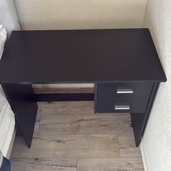Black desk