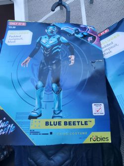 DC Blue Beetle Child Costume Size Medium 6-8yrs