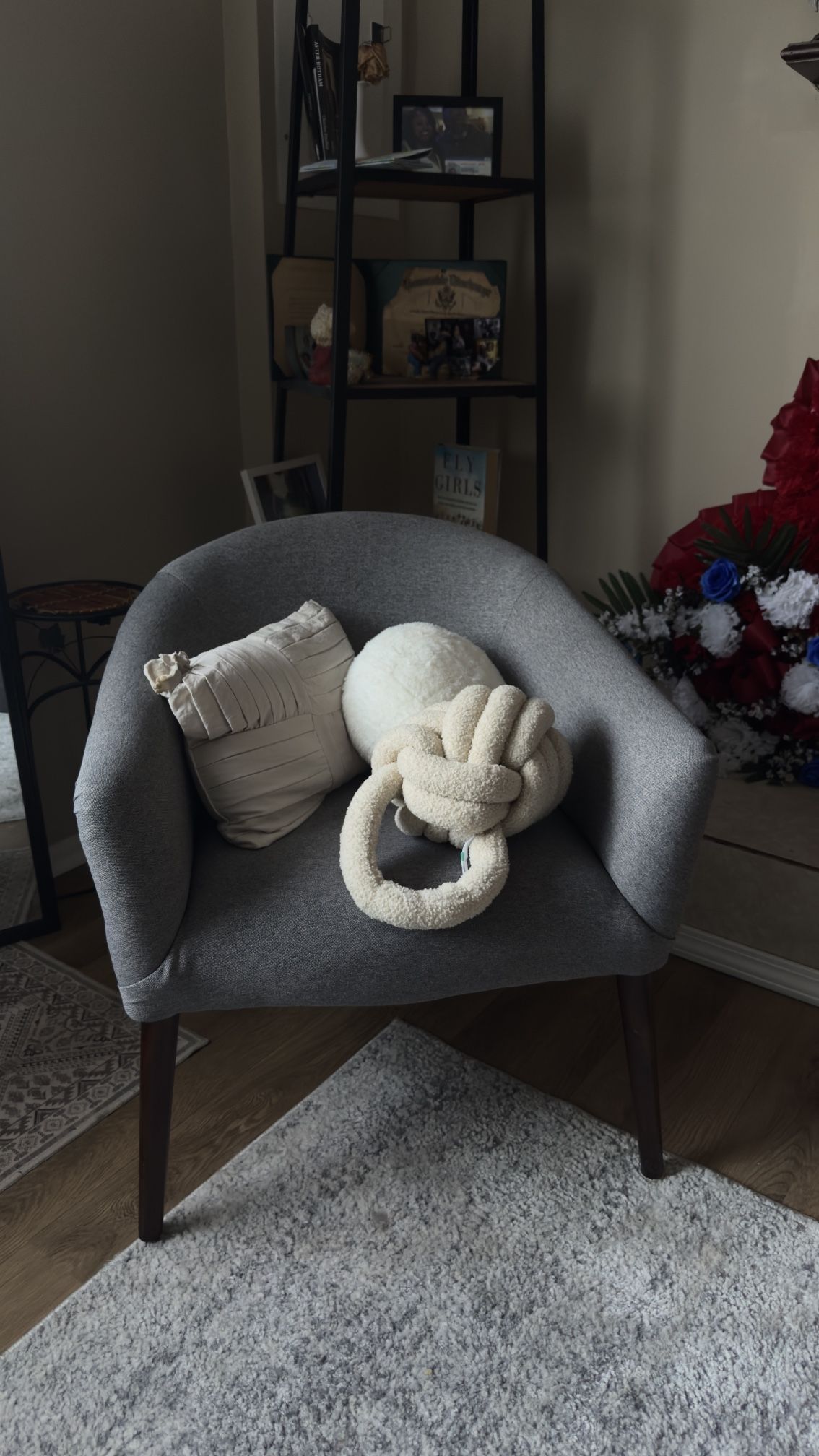 Gray Living Chair