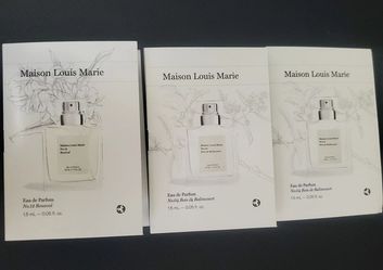 Maison Louis Marie Sample Lot x3 No 04 Bois de Balincourt No 12 Bousval EDP New.