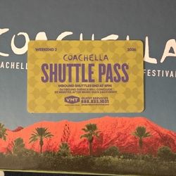 Coachella Weekend 2 Shuttle Pass
