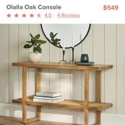Article Olalla Oak Console