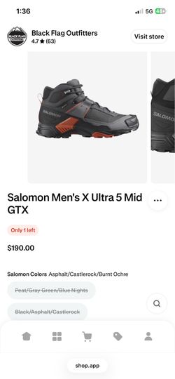X ULTRA 5 MID GORE-TEX Salomon siz 12 men.