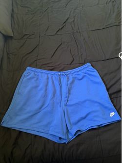 Blue Nike shorts