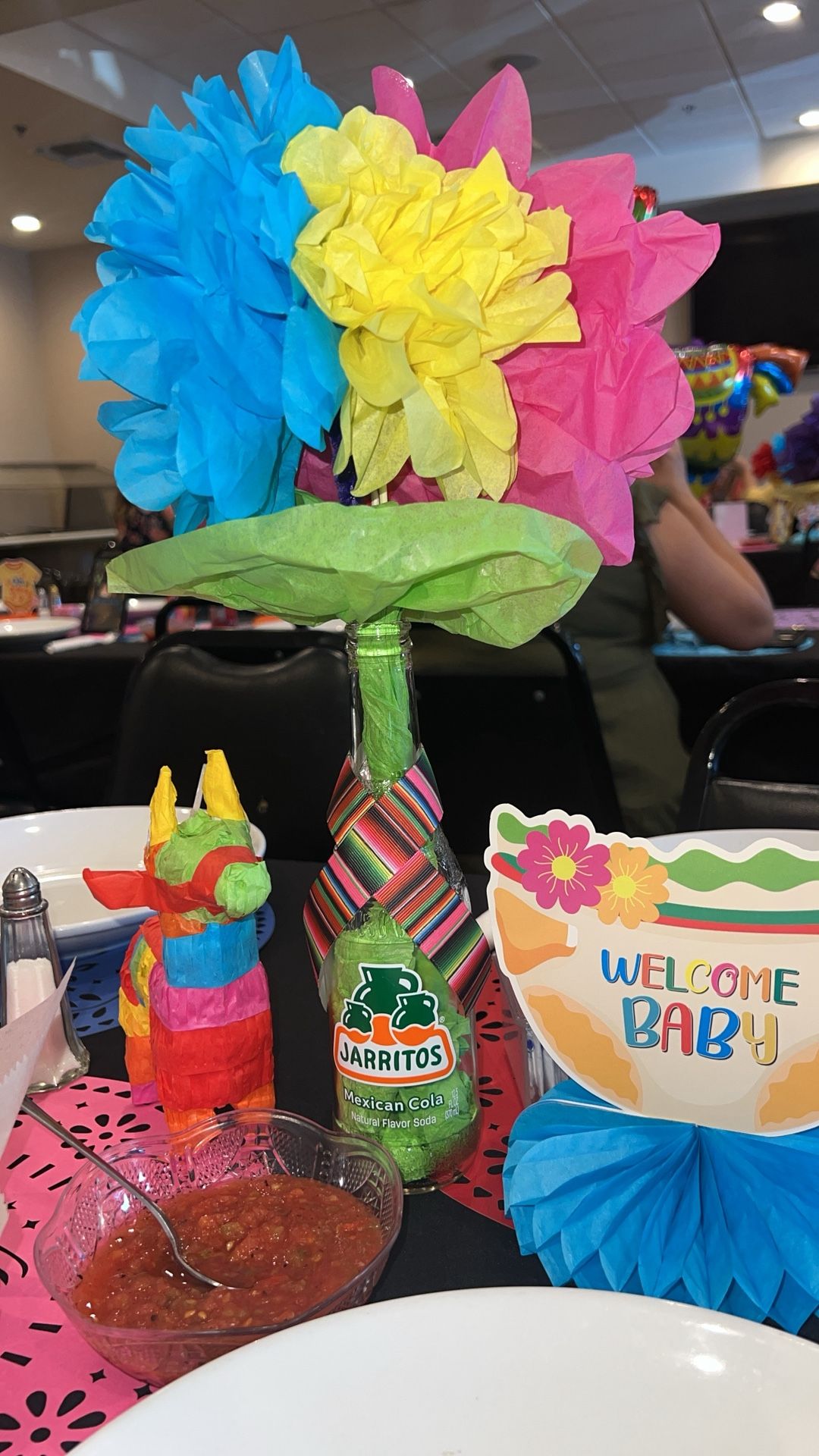 Fiesta Theme Flower Arrangements