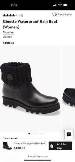 Moncler Black Boots