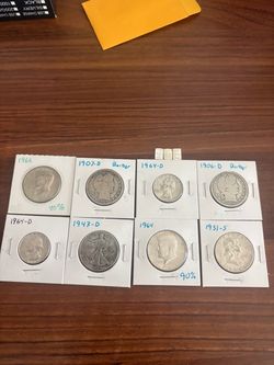 Silver coins bundle
