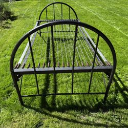 Vintage Folding Iron Bed