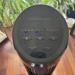 Full-Size OmniBreeze Tower Fan (Tall, Strong Airflow)