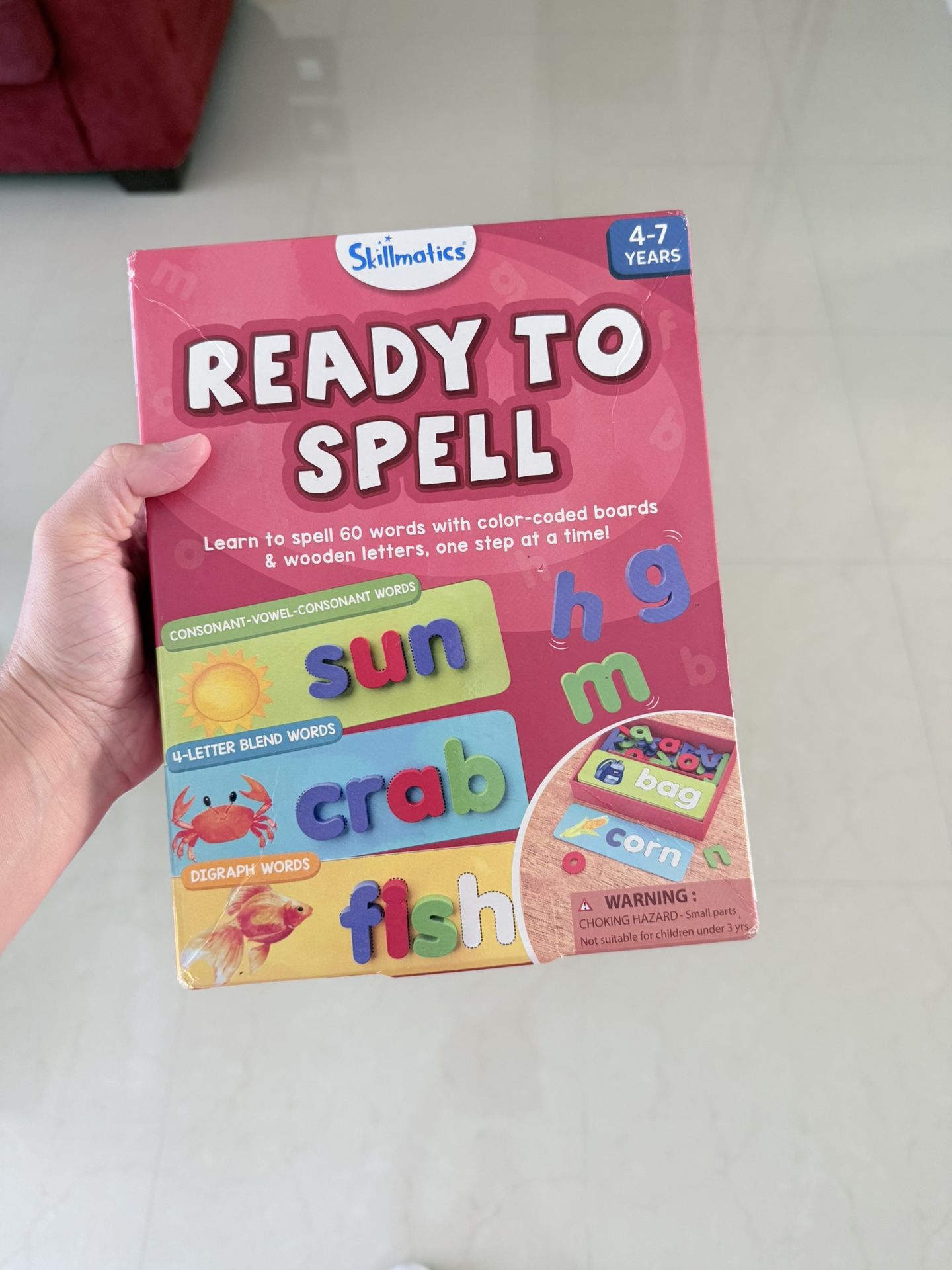 Spelling Toy - Wooden Letters