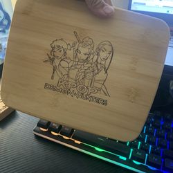 Kpop Demon Hunter Huntrix Bamboo Cutting Board 