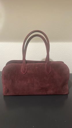 Suede shoulder bag