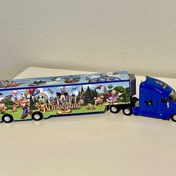 2008 Hot Wheels Big Rig Car Semi Truck & Trailer Walt Disney World Disneyland Resort