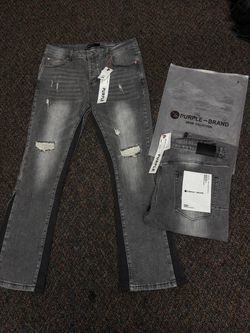 Purple jeans