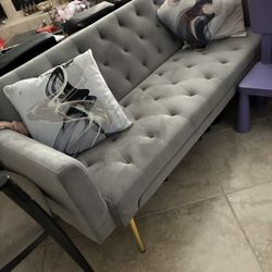 Gray Sleeper Sofa Brand New 