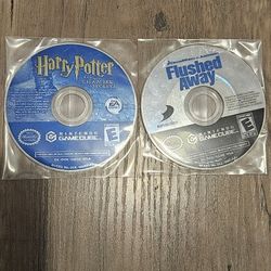 Gamecube Game Discs Harry Potter And Flushed away