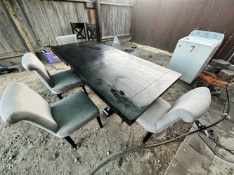 Table 4 Chairs And Bench