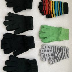 Kids Gloves - 7 Pairs - $4