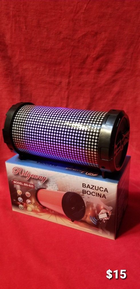 MiniNew portable Bazooka style Rechargeable Bluetooth Wireless Speaker Sd Card, Usb flash Drive Fm Radio Speaker ( Bosina ) Bz2