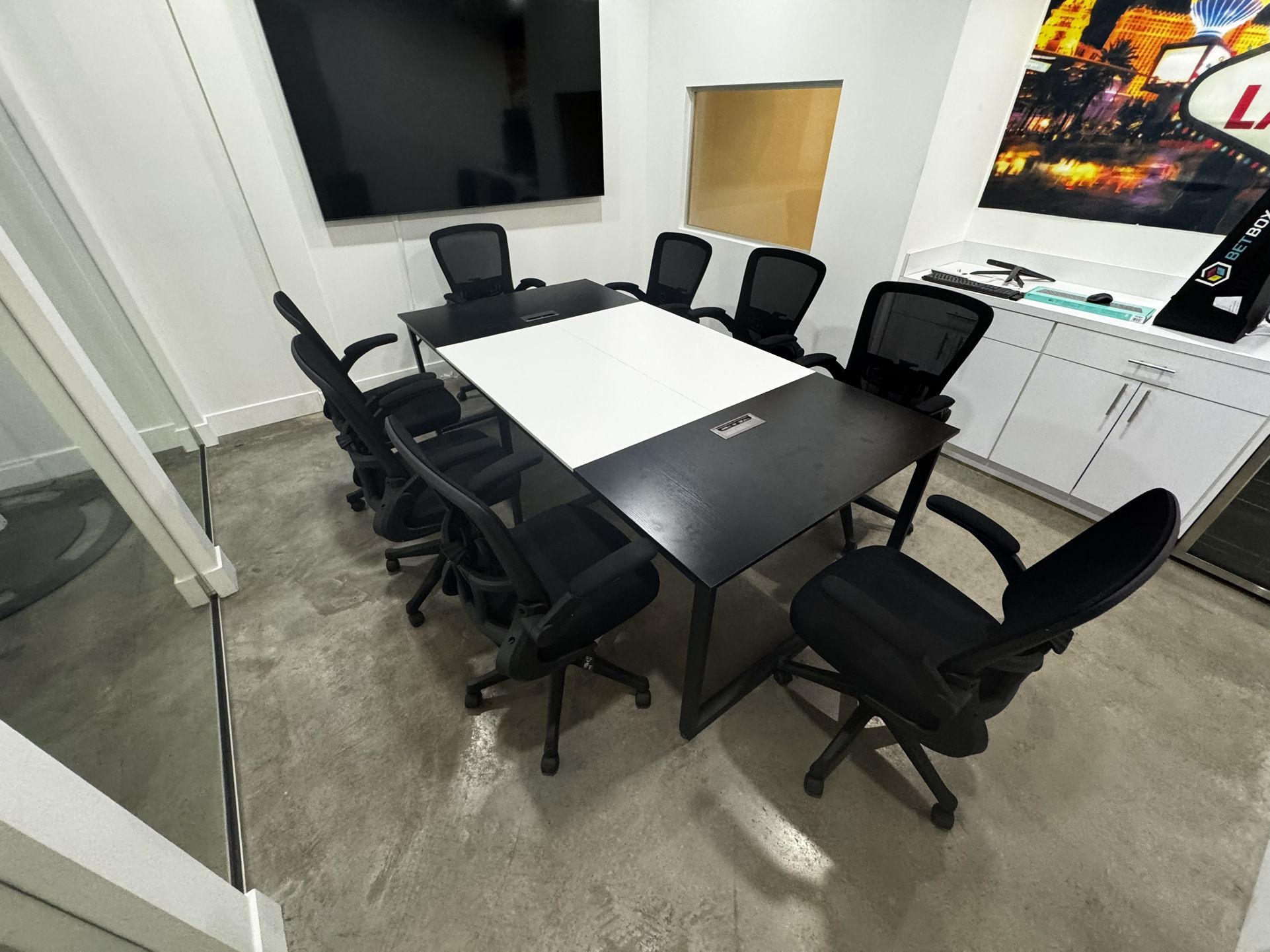 Conference Table & 8 chairs