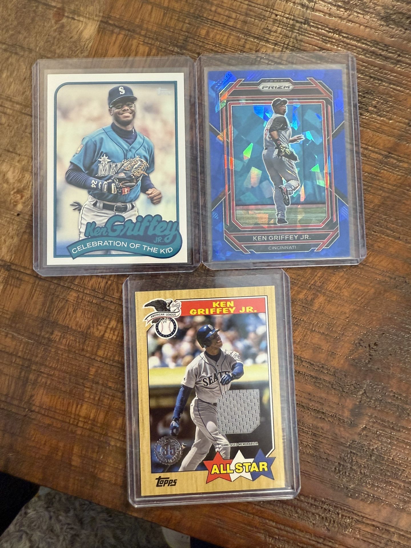 Ken Griffey Jr. Cards (3)
