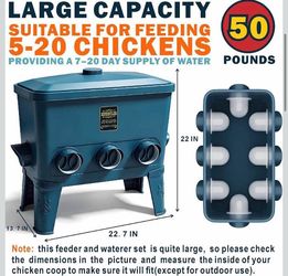 Large Automatic Port Chicken Feeder
